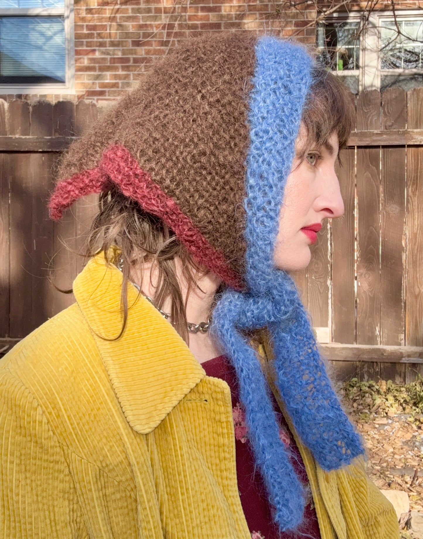 Babushka Scarf~ Gem & Earth