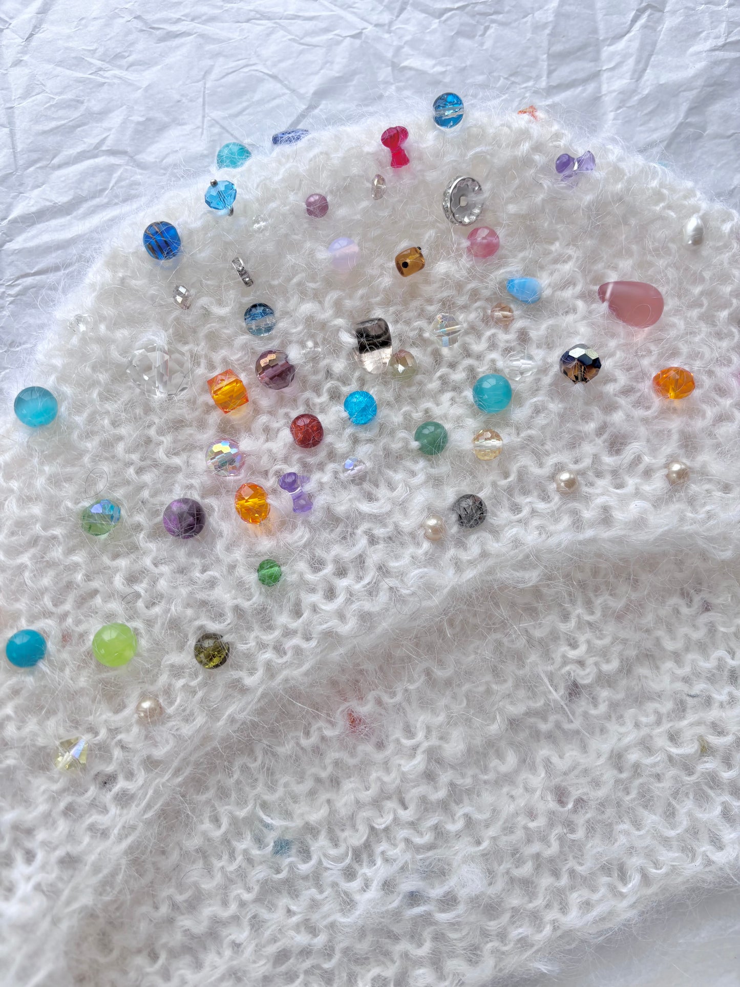 Bauble Bonnet~ Snowflakes~ Made to order