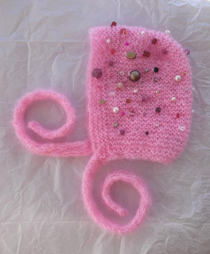Bauble Bonnet~ Pinky~ Made to order
