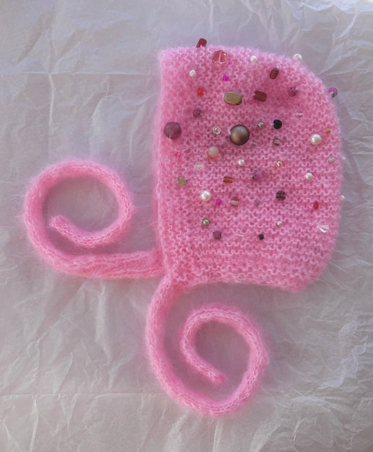 Bauble Bonnet~ Pinky~ Made to order