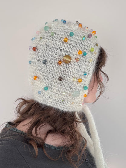 Bauble Bonnet~ Snowflakes~ Made to order