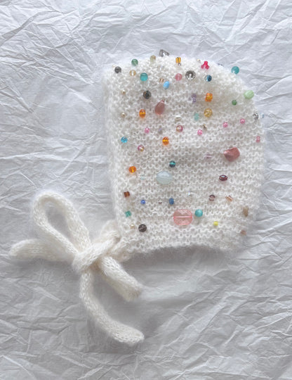 Bauble Bonnet~ Snowflakes~ Made to order