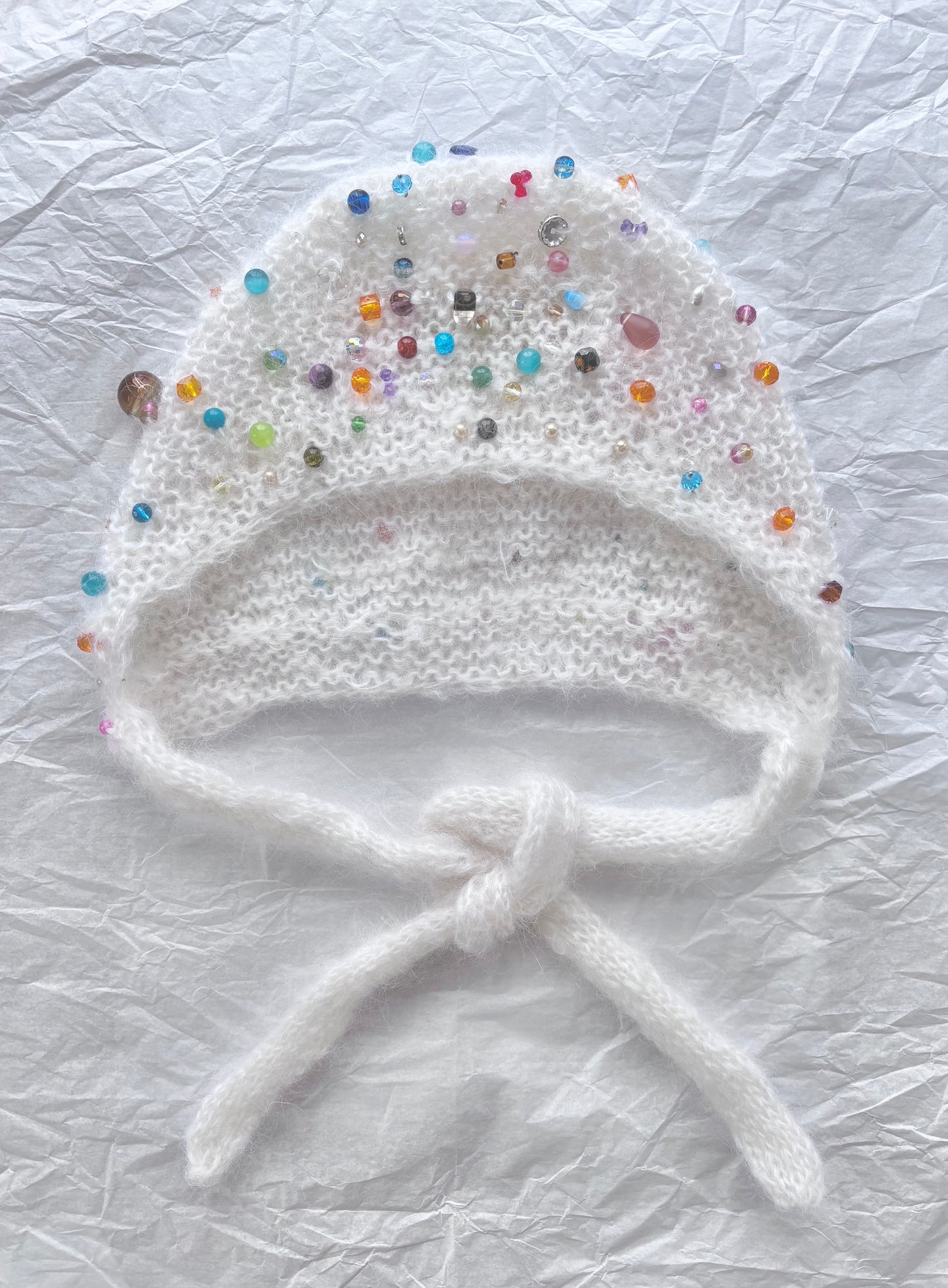 Bauble Bonnet~ Snowflakes~ Made to order