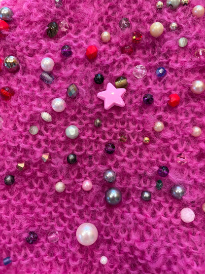 Bauble Bonnet~ Pink Star