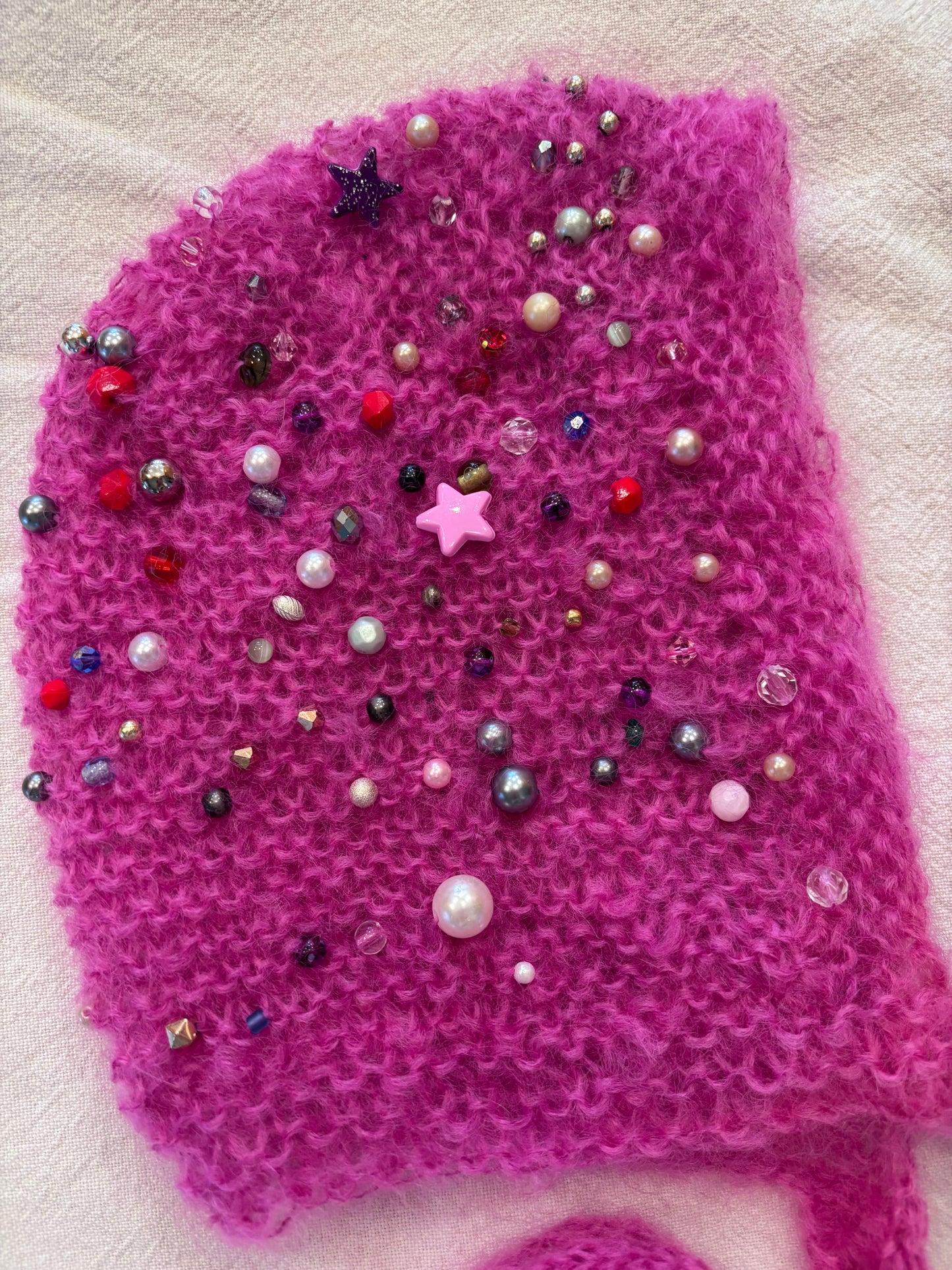 Bauble Bonnet~ Pink Star
