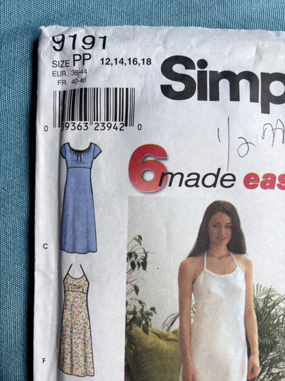 Y2K Dresses~ Vintage Sewing Pattern