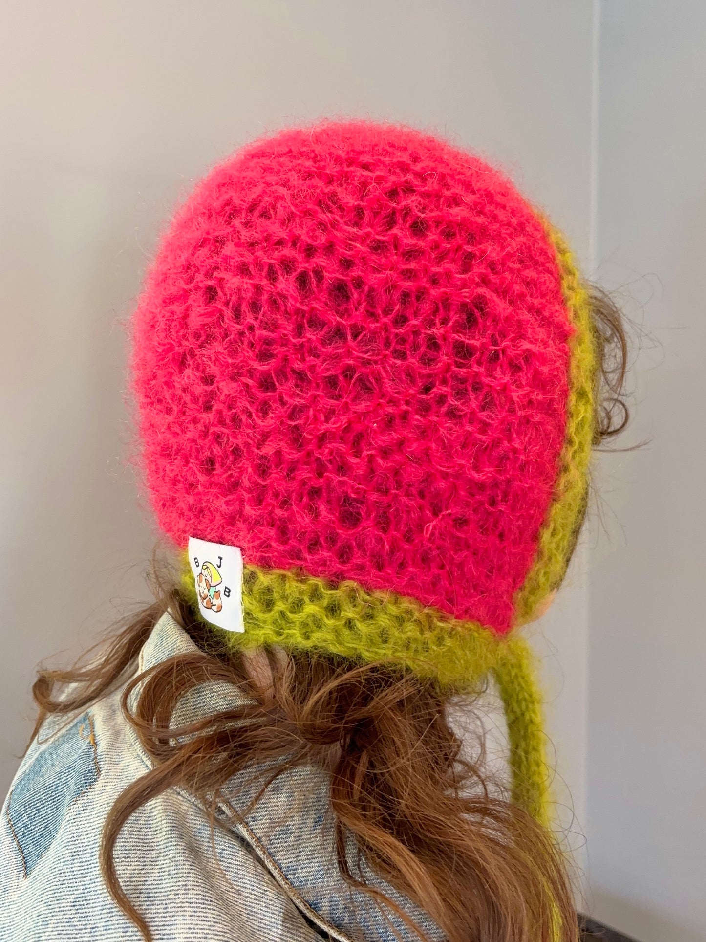 Bonnet~ Pink and Green