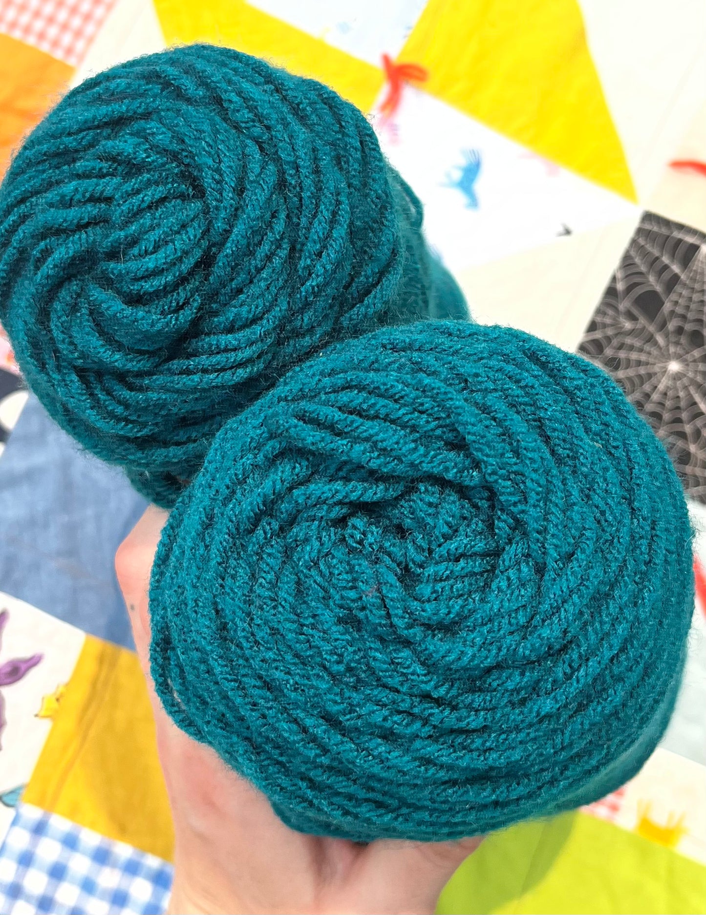 Teal Yarn~ Lot of 2